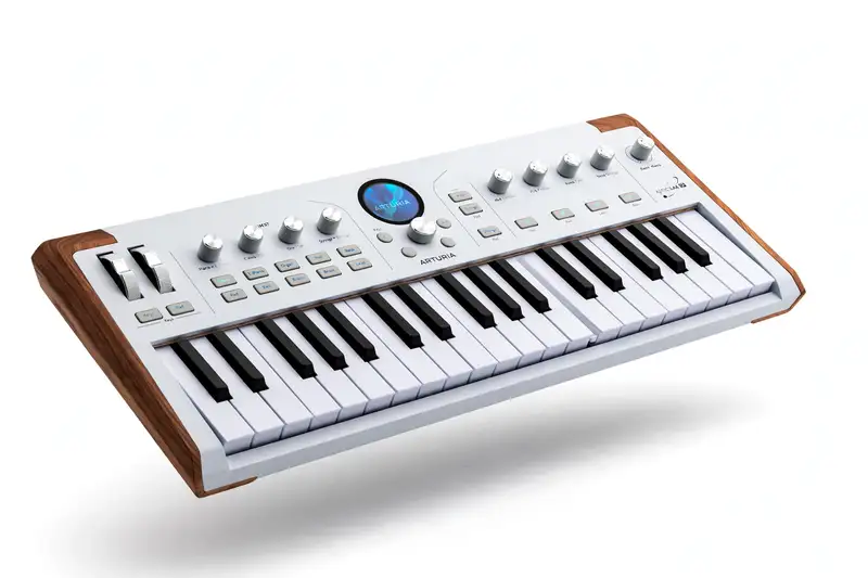 Floating piano keyboard