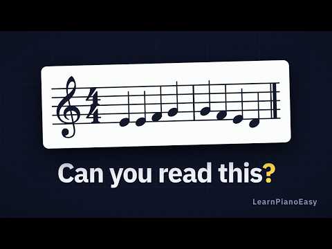 How to Read Sheet Music in 7 Minutes (Piano Beginners)
