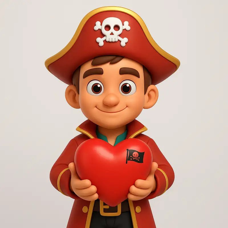 Dave the Captain, full pirate