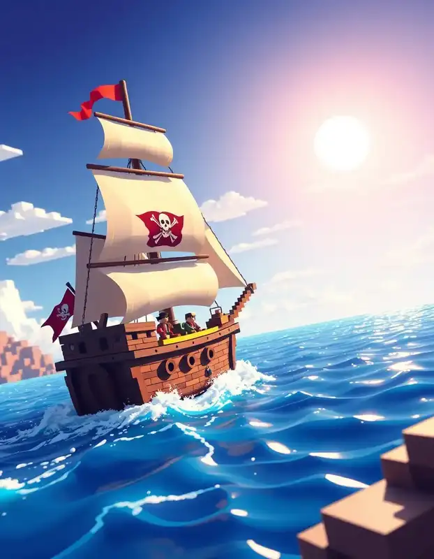 Pirate Island site mockup